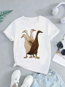 Women T-Shirts - White - View 2