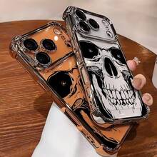 2026Una funda para teléfono - Funda de teléfono con diseño de calavera terrorífica: Una cubierta trasera suave y resistente a los golpes diseñpara ser compatible con 17, 16, 15, 14, 13, 12 y 11 Pro. - Multicolor 3 - Ver 8