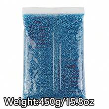 1 Túi hạt cườm thủy tinh tráng bạc 2/3mm, hạt cườm thủy tinh dùng cho thêu chữ thập, làm vòng tay, vòng cổ, bông tai thủ công. - Ngọc trai hỗn hợp - Xem 18