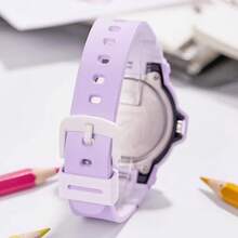 Casio 卡西欧 Baby-G BGA-10D-6A 紫色 Y2K 星空表盘手表，7 天显示，可拆卸表圈，100 米防水，防震女士腕表 - 均碼 - 查看 5