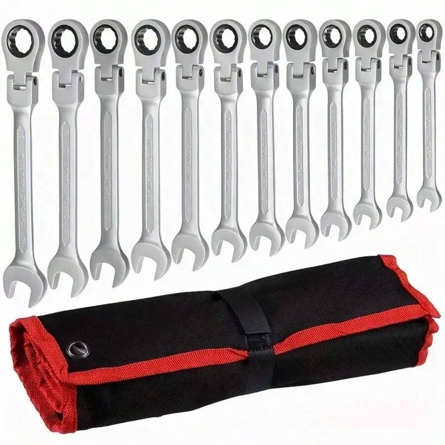 1pc Fixed Head, Ratchet Wrench, Quick Release Open-End Wrench And Hex Wrench, Hardware Tool Manufacturer - 10mm Adjustable Wrench - View 1