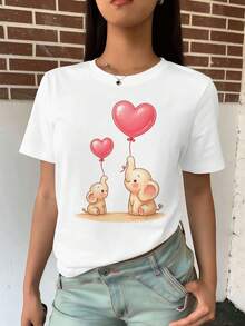 Women T-Shirts - White - View 2