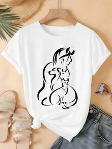 Women T-Shirts - White - View 2