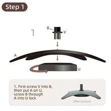 2pcs Universal Satellite Surround Speaker Stands Floor Standing Pair Adjustable - one-size - View 6