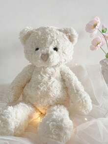 16.5 Inch Cream Teddy Bear Plush Soft Stuffed Animal Toy Soothing Companion Plush Doll Gift For Kids Baby Toddlers Girls Baby Shower Birthday Gift - 白熊 - 查看 3