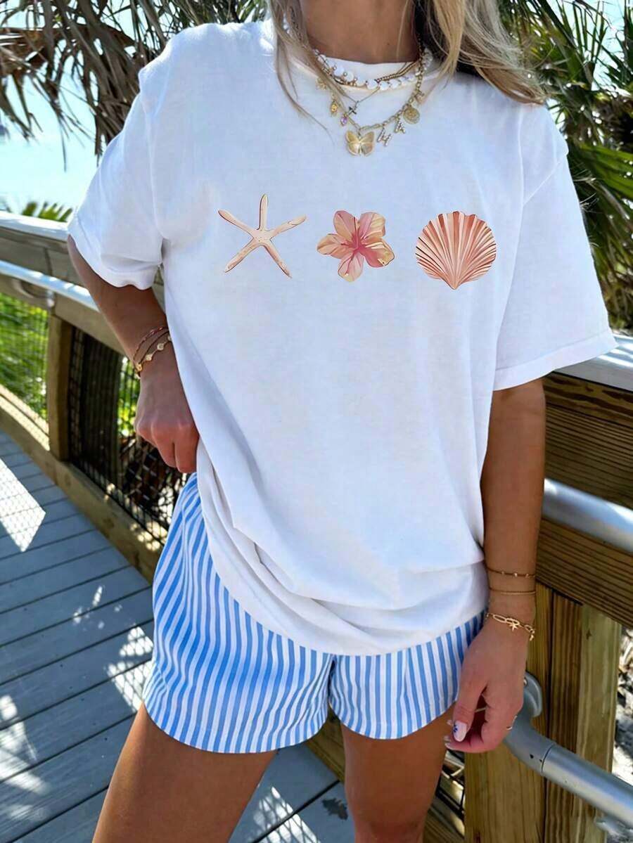 Women T-Shirts - White - View 1