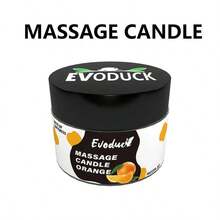 Vela de Masaje para Spa, Aroma a Rosa de Terciopelo y Oud, Frasco de Vidrio de 1oz, Cera con Aceites Esenciales, Nutrición Profunda de la Piel, Ambiente Romántico para Parejas, Regalo Único para Parejas - naranja - Ver 3
