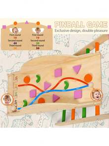 Set de Escalada 9 en 1 Método educativo para niños para Niños - Gimnasio de Madera con Triángulo Método pedagógico infantil y Arco Balancín - Rampa Reversible y Tienda - Para Interior y Exterior - Marrón Chocolate - Ver 2