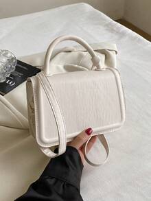 Fashionable Handbag For Women, New Vintage Versatile Saddle Bag, Crossbody Shoulder Bag, Quality Shoulder Bag - White - View 6