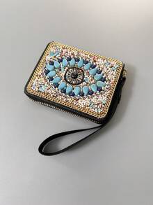 Ví đựng thẻ đa năng phong cách Bohemian bán chạy nhất với họa tiết cây tiền, mắt, công, lá, hộp đựng thẻ dung lượng lớn, ý tưởng quà tặng sáng tạo cho bản thân hoặc bạn bè, quà tặng giáo viên, quà sinh nhật. - Nhiều màu - Xem 7