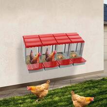 Poultry And Livestock Cages & Accessories - Red + Gray - View 5