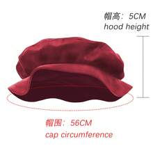Cosplay Clothing - 260401 Medieval Men's Hat 5 Red - View 12