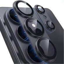 Galaxy S26/S26Plus/S26Ultra Camera Lens Glass Protector Set, Full Coverage Design, Anti-Oil, Anti-Scratch, Anti-Fingerprint, Anti-Dust, Bubble-Free - Black - View 6