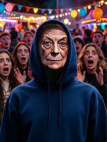 3D Scary Mask-A Fun And Surprising Prop For Parties And Gatherings. Made From Stretchy, Breathable Fabric, It's Perfect For Cosplay, Face Performances, Pranks, Dust Protection, Themed Parties, Stage Performances, And As A Comical Face Costume For April Fools' Day. - Multicolor - View 3