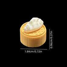 EIGIIS 1个手工可爱饺子/包子磁性键帽，适用于十字轴机械键盘 - ABS树脂，可爱风格 - 查看 6