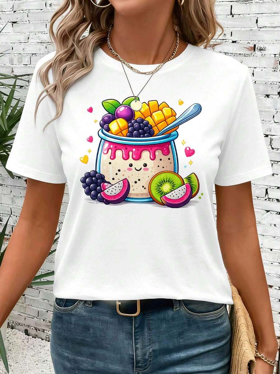 Women T-Shirts - White - View 1