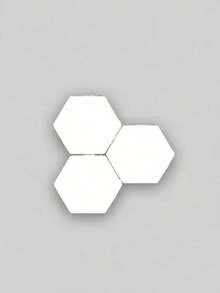 3/6/10pcs Lampu Quantum Heksagonal Sentuh, Panel Lampu Ambient Gaming RGB, Desain Saling Terhubung, Cocok Untuk Dekorasi Kamar Tidur Ruang Game, Lampu Malam, Pencahayaan Ambient Tidak Langsung, Lampu LED Hangat, Hadiah Dekorasi Ruangan, Dekorasi Rumah dan Ruangan yang Menawan - cahaya putih - View 11