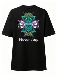 Camiseta de cuello en V para mujer, edición limitada de verano, personaliza tu diseño favorito, sube tu foto, cualquier foto puede ser, bienvenido a pedir en negro - Negro - Ver 5
