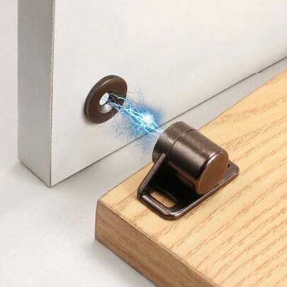 1 cái chặn cửa từ tính, được thiết kế đặc biệt cho nhà bếp, phù hợp với tủ bếp, tủ ngăn kéo, tủ quần áo, tủ phòng tắm và ngăn kéo. Cửa sổ, tủ quần áo và khóa đồ nội thất.