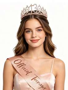 Decoraciones para el 60 cumpleaños de mujeres, que incluyen una corona/diadema de 60 cumpleaños, regalos de 60 cumpleaños para mujeres - 13 - Ver 9