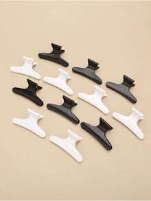 5PCS/3PCS/1PC Professional Butterfly Hair Clips - Fashion Styling Accessories Designed For Women. These Vibrant Hair Clips Are Perfect For Securing Hair During Perming, Dyeing, Hair Oil Treatment And Sectioning, Also Suitable For Daily Home Use. They Are Also The First Choice For Simple Hair Arrangement In Summer, Waterproof Matte Bathroom Accessory Hair Clips For Showering, Elegant Hair Clips And Accessories For Women's Styling. They Are Also Perfect Gifts For Holidays, Birthdays, Valentine's Day, Mother's Day, Halloween And Christmas, And Excellent Party Favor Fillers. - Various Styles Of Hair Clips - View 10