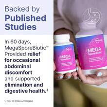 Micro*Biome Labs MegaSporeBiotic Probiotics For Women & Men - Spore-Based Probiotic For Gut Health & Digestive Support - Shelf-Stable, Travel-Friendly, Mens & Womens Probiotics (60 Capsules) - 60 Capsule - View 6