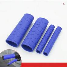 4pcs Motorcycle Universal Rubber Handlebar Grips, Anti-Slip Anti-Sweat Wear-Resistant Anti-Aging, Off-Road Riding Dedicated Grip Covers, Soft & Comfortable To Improve Handling, Durable & Crack-Resistant, Motorcycle Modification Accessory - 4pcs Motorcycle Grip Covers - View 10