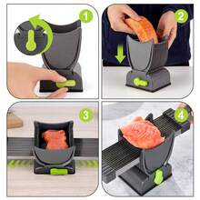 Meat Slicer Cleaver Kitchen Knife Set Manual Fresh Meats Cutter Food Slicer For Beef Pork Mutton For Home Cooking BBQ Hot Pot - Grey - View 1