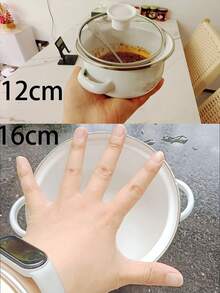 3件套搪瓷牛奶锅套装，12-14-16厘米迷你牛奶锅，0.5/0.8/1.2升双耳锅，搪瓷碗，家用锅，迷你锅，搪瓷汤锅，拉面碗，小火锅，加厚搪瓷锅，迷你炖锅，双耳电磁炉炖锅，烹饪锅，家用新款搪瓷汤锅，加厚双耳炖锅，猪油罐，带盖牛奶锅，适合少量烹饪和食物储存 - 多色搪瓷鍋 - 查看 4