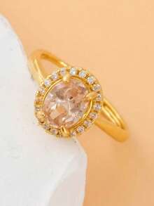 1pc Fashionable & Elegant Open Ring For Women, Suitable For Daily Wear, Gift - Gold - View 13