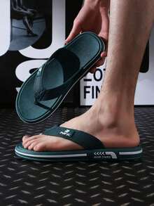 Men Slippers - Green - View 3