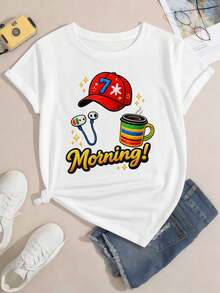 Women T-Shirts - White - View 2