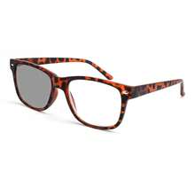 1pc Large Frame Rectangular Photochromic Reading Glasses, Trending Leopard Print Design, With High-Quality Spring Hinges, Suitable For Women's Daily Reading - White - View 17