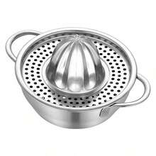 RKSUD Stainless Steel Lemon Orange Lime Juicer Manual Press Kitchen Tool - Multicolor - View 11