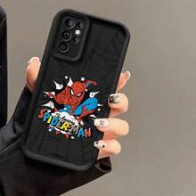 Miniso 1pcs Marvel Spider-Man The Amazing Spider-Man Retro Comic Burst & Web Pattern Phone Case Suitable For Samsung Galaxy S26 Ultra/S26 Plus/S26/S25 Ultra/S25 Plus/S25/Galaxy S24 Ultra/S24 Plus/S24/S24 FE/S23 Ultra/S23 FE/S22Ultra/S22 Plus/S22/S21 Ultra/S21 Plus/S21/S21 FE/A13/A14/A15/A16/A17/A33/A34/A35/A36/A52/A53/A54/Galaxy Note20Ultra/Galaxy Note20 Galaxy S25 Case Galaxy S25 Case Galaxy S25 Ultra Case Plus Stocking Stuffers The Girlfriend - Hồng - Xem 3