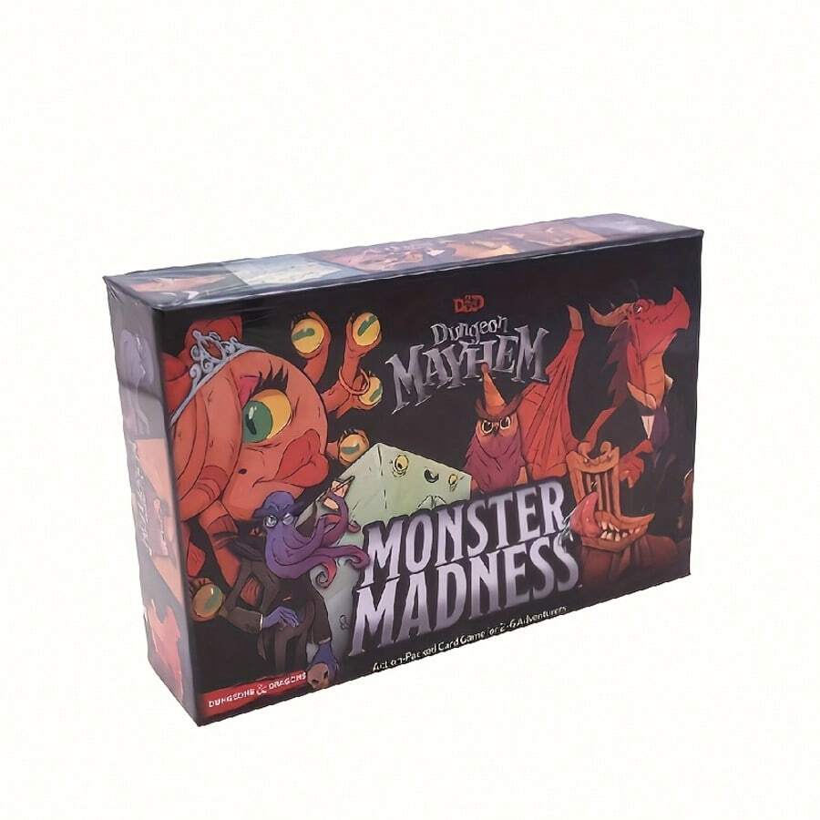Wizards Of The Coast D&D Monster Madness Card Game, Humorous Monster Battle Game, Complete Set With Rulebook, Perfect For Halloween Parties - Multicolor - View 1