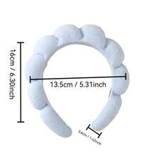 1 chiếc băng đô cài tóc hình đám mây tối giản dành cho nữ - Nhiều màu - Xem 2