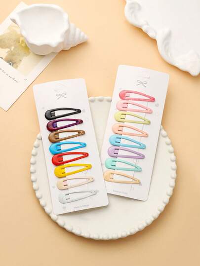 16 PIEZAS Clips para el cabello con flecos de verano, pasadores para el cabello lateral para niñas, organizador de cabello rebelde en la parte posterior de la cabeza, accesorios de peinado con clips rectos de moda para flequillos, pinzas de garra, adornos metálicos, pasadores versátiles antideslizantes para el cabello rebelde de la frente, pasadores BB minimalistas dorados
