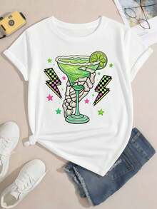 Women T-Shirts - White - View 2