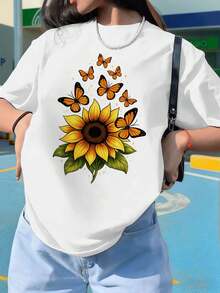 Women T-Shirts - White - View 1