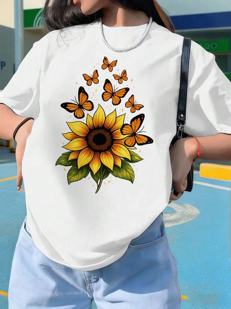 Women T-Shirts - White - View 1