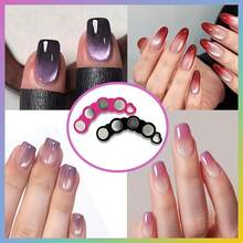 Super Strong Magnetic Cat Eye Magnet For Nail Art, Multi-Functional Magnet For Cat Eye Nail Polish & Gel, Gradient Effect - Multicolor - View 1