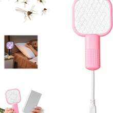Matamoscas USB con luz UV, lámpara eléctrica portátil mini mata insectos para uso en interiores, exteriores, campamento, coche, hogar, hotel, repelente de plagas - USB - Ver 9