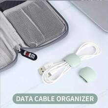 1/5/10pcs Colorful Cable Clips, Multi-Functional Cable Organizer Buckles, Simple Wire Management Clips, Suitable For Charging Cables And Earphone Wires, Office, Dorm And Home Decor - Multicolor - View 7