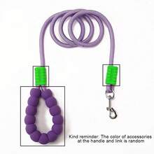 Adjustable Black/Blue/Purple Dog Leash, Explosion-Proof Handle Horizontal Leash, Dual-Leash, Outdoor Running Training Traction Rope, Multifunctional Traction Rope, Soft Handheld Leash, Hands-Free Traction Leash - Multicolor - View 10