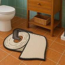1 pieza Alfombra enrollable para piso, Alfombra de baño, Alfombra de baño, Alfombra de puerta, Alfombra pequeña, Alfombra, Alfombra para piso, Decoración del hogar, Alfombra de área, Alfombra para exteriores, Decoración del hogar, Alfombra de área, Alfombra de dormitorio, Alfombra lavable - Multicolor 2 - Ver 5