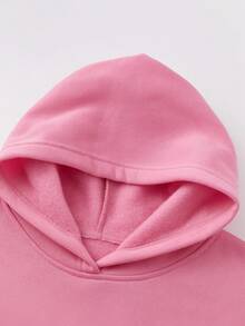Men/Women's Pink Oversized Hoodie, "Where The Flowers Meet The Ocean" Floral EmbroideryHooded Sweatshirt, Casual Summer Beach Pullover Hoodie,Soft Fleece Lined Hoodie For Daily Wear, Beach, Vacation - Hồng - Xem 8