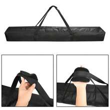 Large Waterproof Tent Pole Storage Bag With Padded Handles Dual Zipper - As Shown - View 8