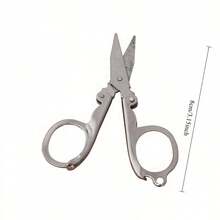 Bộ 3 kéo gấp mini, vật dụng cần thiết khi đi du lịch, kèm móc khóa. - Màu hỗn hợp - Xem 4