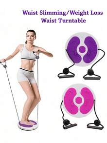 Multi-Functional Waist Disc With Reflexology Nodes Fitness Turntable For Home Workout Sturdy Waist Twisting Machine Fitness Tool To Use In Small Dorms And Apartments Workout Equipment For Weight Loss Gym Accessories Exercise Workout - Multicolor - View 2